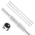 thumbnail image 1 of KFFKFF Perche de Piscine, 3,4 à 15 Pieds Perches Télescopiques de Nettoyage de Piscine, Perche Télescopique Professionnelle Réglable avec 2 Rallonges, Bâton de Nettoyage Robuste pour Filet de Skimmer, Brosse, Tête d'Aspirateur, 1 of 9