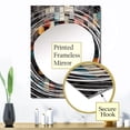 thumbnail image 3 of Designart "Abstract Cubes in Blue and Red III" Abstract Cubism Oversized Wall Mirror - Modern Abstract Entryway Big Wall Mirror - Multiple Color Options, 3 of 6
