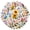 3A, variant on 35pcs-50pcs Beautiful Stickers Stationery Stickers Floral Teacher Reward Stickers Flower Kids Stickers for Phone Laptop Suitcase