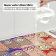 thumbnail image 6 of Kdxio Cute Lamas for Dish Drying Mat,24*18 inch Absorbent Dish Drainer Kitchen Counter,Large Size Dish Drying Pad for Countertops,Draining Racks, 6 of 9