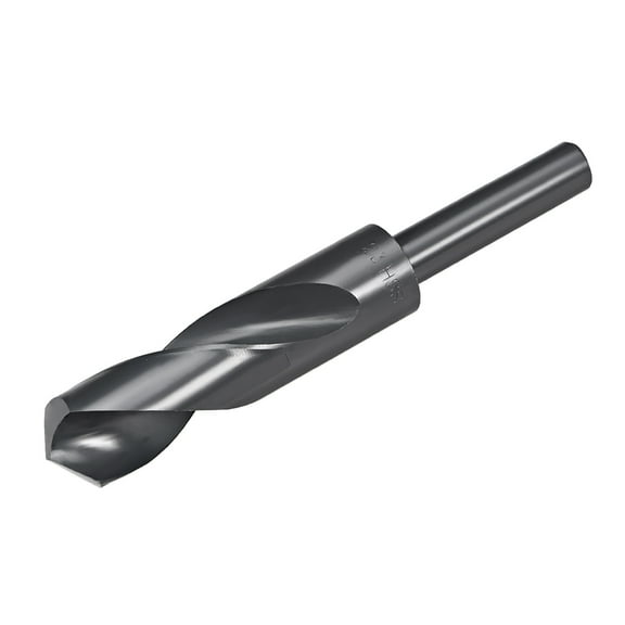 Reduced Shank Drill Bits 23mm High Speed Steel HSS 6542 Black Oxide with 1/2 Inch Straight Shank