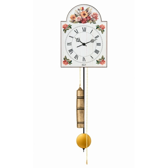 Black Forest shield clock 8 day running time by Hermle