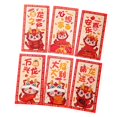 thumbnail image 3 of 6 Pcs Enveloppes Rouges Année Lunaire Chinoise Cadeaux pour Fête Remise des Diplômes Anniversaire C, 3 of 8