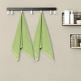 thumbnail image 6 of REGALWOVEN Striped Pattern 2 Pack Hand Towels, Absorbent and Quick Drying Towel for Bathroom Green 13' x 29', 6 of 8