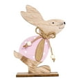 thumbnail image 1 of Fall Decorations Outdoor Easter Wooden Crafts Rabbit Ornaments Style Home Wooden Craft Ornaments, 1 of 4