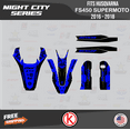 thumbnail image 4 of Kalair GFX Graphics Kit for Husqvarna FS 450 Supermoto (2016-2018) Night-city Series, 4 of 5