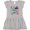 Heather Grey, variant on Inktastic 100 Days of School Pastel Stars Girls Toddler Dress