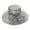 Grey, variant on Hontri Hats for Women on Sale, Women's Summer Dress Hat Broad Leaf Flower Bridal Shower Cap Sun Hat Beach Hat Church Tea Party Fascinator Hats for Mother Ladies Girls Black