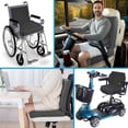 thumbnail image 7 of Wheelchair Seat Cushions, WANALIT Washable Waterproof Foam Waffle Surgery Cushion Foam Seat Pad for Relieve Sciatica Back Tailbone Pressure Sore & Ulcer Pain with Lumbar Support for Chair-Black, 7 of 7