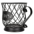 thumbnail image 3 of Coffee  Basket, Coffee Pod Holder Large Capacity  For Office For Home Black, 3 of 8