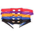 thumbnail image 2 of Miangastore 5Pcs Half Face Mask for Stage Performance Orange PVC Composite Cloth, 2 of 8