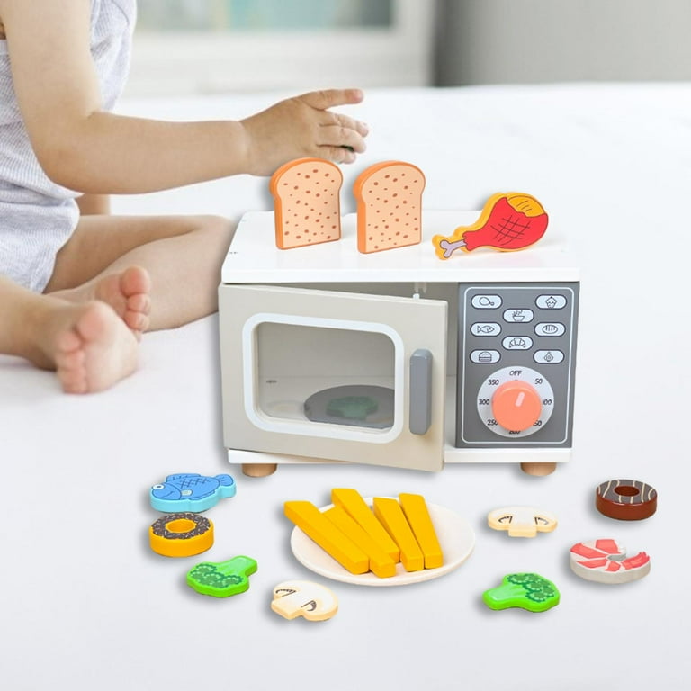 Rushawy Kids Microwave Oven Toys Kids Play House Toys Play Pretend