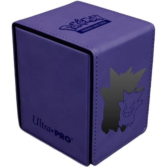 gengar pokemon card binder Gengar Inspired Premium Pokemon Trading Card Album PU Leather Hold and Display Your Cards Safely 400 Top Loading Card Sleeves! Ghost Design!