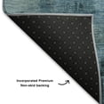 thumbnail image 5 of Addison Rugs Mayfield Premium Machine Washable Transitional Abstract Blue Rectangle Rug, 3' x 5', 5 of 6