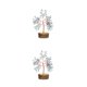 thumbnail image 2 of Árbol de Cristal Bonsai Toystoory decoración del hogar azul claro 2Conjunto, 2 of 6