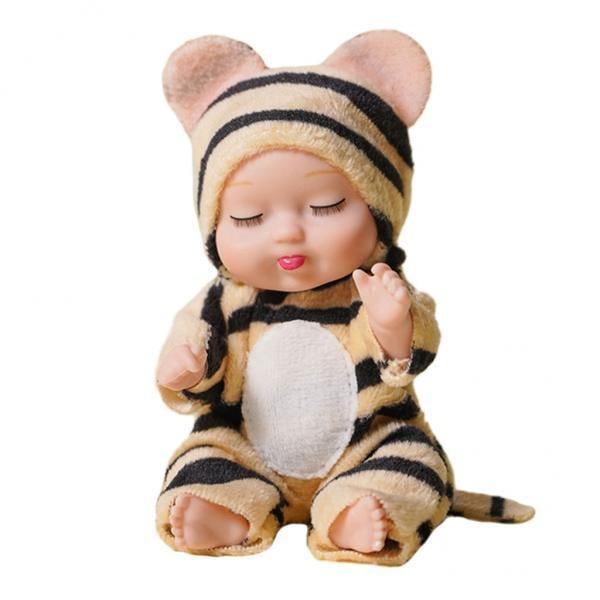 Llaveros de muñeca Bebé durmiente de dibujos animados Sunnimix 2 piezas