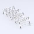 thumbnail image 3 of Tortilla Roll Rack Stainless Steel Taco Rack Mexican Pancake Stand Tray Taco Holder for Home Restaurant Kitchen (3 Grids), 3 of 8