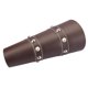 thumbnail image 5 of Brazalete ancho tipo brazalete, estilo retro, ajustable, vintage, para teatro. Marrón, 5 of 8