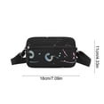 thumbnail image 3 of Bolso de teléfono tipo cartera pequeña para mujer, bolso cruzado de tela ligera con correa ajustable, compatible con teléfonos de 6.7 pulgadas, accesorio casual para uso diario., 3 of 6