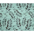 thumbnail image 5 of oneOone Polyester Lycra Sky Blue Fabric Leaves Craft Projects Decor Fabric Printed By The Yard 56 Inch Wide, 5 of 6