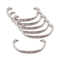 6 Cabinet Pull Pewter Solid Brass Scalloped Renovator's Supply