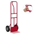 thumbnail image 1 of Gymax Diable à Main en Métal Robuste de 600 Lb avec Poignée en P et Roues en Caoutchouc de 10 Pieds' pour la Maison Rouge, 1 of 10