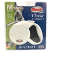 thumbnail image 2 of Correa retráctil Flexi Classic Compact 2 para perro hasta 25 kg cinta 5 metros color blanco, 2 of 2