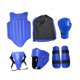 thumbnail image 3 of Protector corporal de entrenamiento de taekwondo, protector de entrepierna ajustable, profesional Azul, 3 of 9