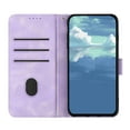thumbnail image 2 of ELEHOLD Wallet Case for Samsung Galaxy A22 5G,Premium PU Leather with Card Holders Magnetic Clasp Kickstand Function Wriststrap Shockproof Purse Case for Samsung Galaxy A22 5G,Purple, 2 of 7