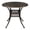 Round | Bronze, variant on Hassch Patio Bistro Table - 35.43" Round Cast Aluminum Outdoor Dining Table with Umbrella Hole, Easy Clean & Assemble - Bronze