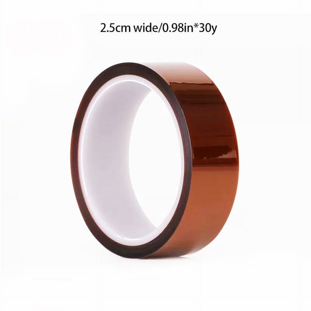 Polyimide Tape For Lithium Battery 30m Golden High Temperature Resistant Pet Proof DIY Metalworking
