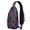 Purple-11, variant on Seashells and Mermaid Nautical Sling Bag with Tropical Coral and Marine Creatures Print, Lightweight Crossbody Backpack, Adjustable Strap, Durable for Seaside and City Use