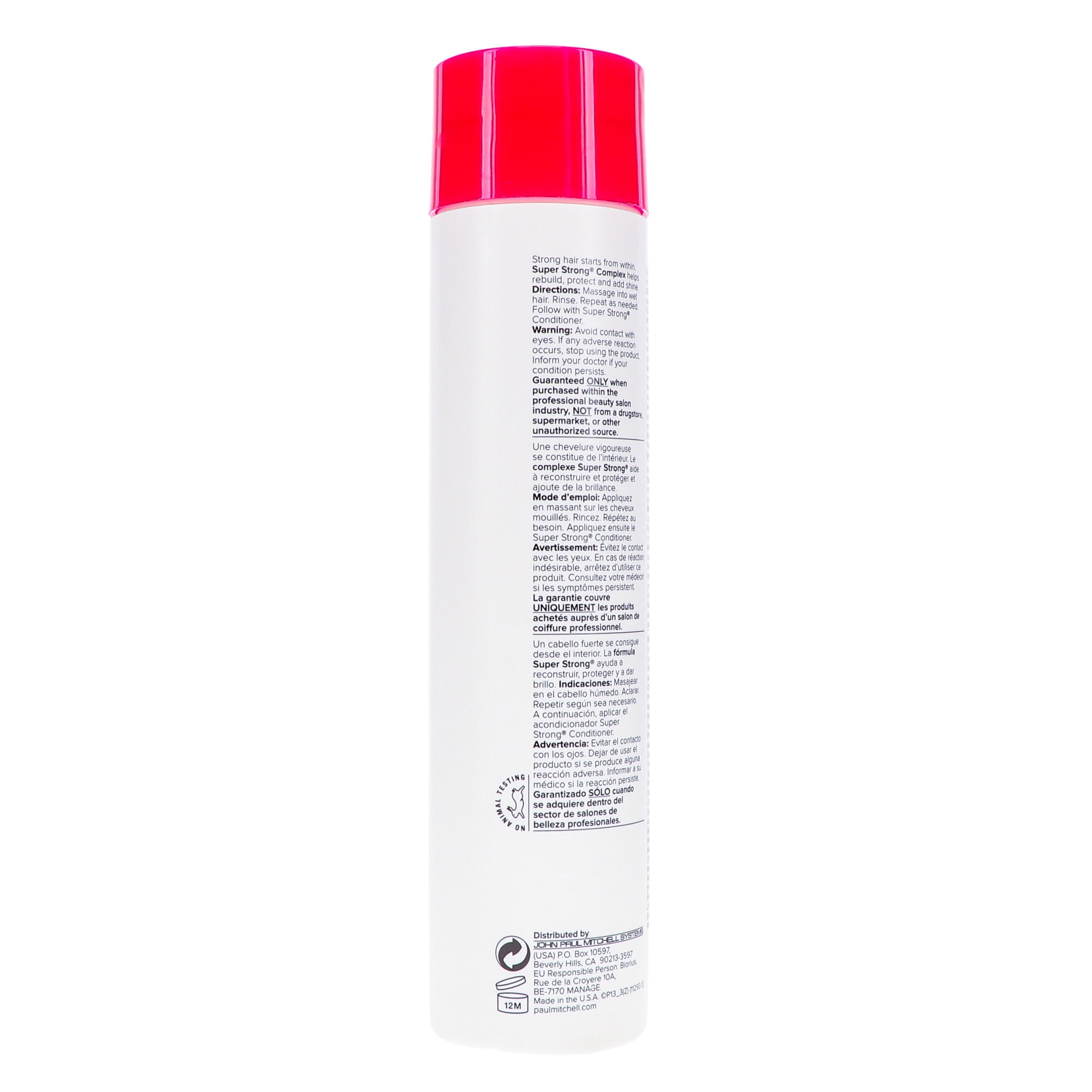 Paul Mitchell Super Strong Shampoo (Strengthens - Rebuilds) 300ml/10.14oz