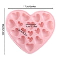 thumbnail image 4 of Kumdkd Heart Shaped Cake Silicone Mold, 7.48x4.84in Non-Stick Baking Molds for Valentine's Day & Easter Desserts, Food Grade Pink Silicone Cake Pan for Cupcakes, Chocolate, Jelly, 4 of 9