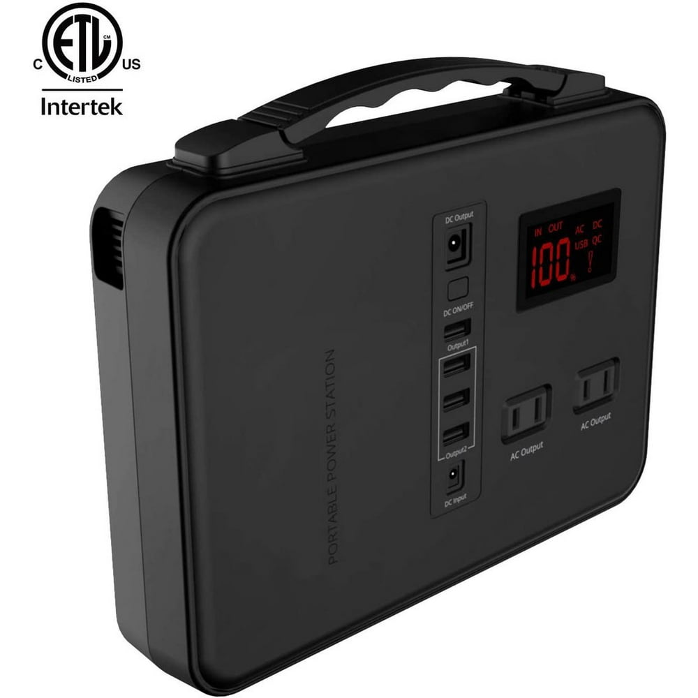 Power Station, 150Wh, Rechargeable Emergency Backup Lithium Battery