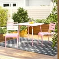 thumbnail image 3 of Novogratz Poolside Gossip, June Outdoor/Indoor Square Dining Table, Rosewater, 3 of 14