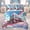 Blue Pink, variant on meiyoeat Whimsical Train Full Size Bedding Sets for Kids, Rainbow Cloud Full Size Bed in a Bag for Bedroom, Multicolor, Polkadot Reversible, 7pcs