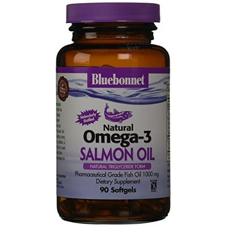 Bluebonnet Natural Omega-3 Salmon Oil, 90ct