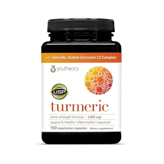 Youtheory Turmeric Extra Strength Capsules, 150 ct.