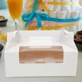 thumbnail image 3 of Himition 4pcs Cupcake Boxes Clear Window Bakery Box with 6 Hole Inserts Cake Packaging Boxes Paper Cupcake Boxes, 3 of 5