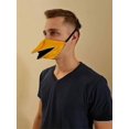thumbnail image 4 of 3 piezas de disfraz de cubierta de cara de pico de pájaro animal, cubiertas de cara de pato parlante cuerda ajustable para la oreja, máscara de boca de pato, 4 of 5