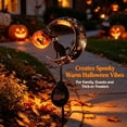 thumbnail image 3 of Halloween Solar Garden Stake Light,Solar‑Powered Metal Moon Cat with Pumpkin Lantern for Lawn Patio Seasonal Ornament, 3 of 7