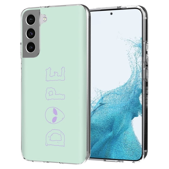 TalkingCase Slim Case Cover Compatible for Samsung Galaxy S22 Plus+ 5G, Dope Alien Print, Lightweight,Flexible,Soft, USA
