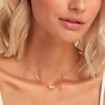 thumbnail image 2 of Gold Initial Necklaces for Women, 18K Gold Plated Heart Letter A-Z Initial Necklace Dainty Gold Necklace for Women Gold Jewelry Stocking Stuffers Teen Gifts Trendy Stuff Valentines Gifts[e6646], 2 of 2