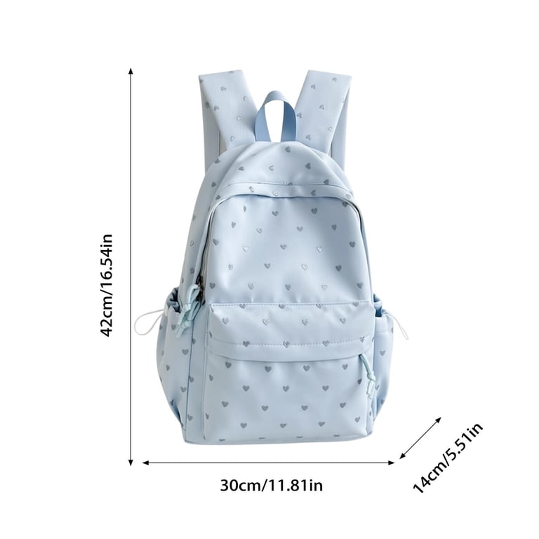 2026 Cute Preppy Bag Floral Printed Kawaii Backpack  display picture 1