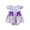 Purple, variant on TZEWGL Infant Girls Spring/Summer Easter Romper Dress Full Print With Bowknots Flutter Sleeve Princess Dress for Kids 9-12 Months