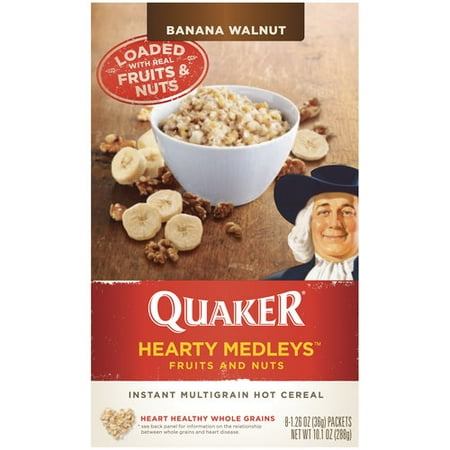 Quaker Iqo Hearty Banana Walnt