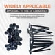 thumbnail image 3 of u200bNylon Cable Ties Self Locking Zip Ties 10-100pcs Assorted Sizes Bundle Fasteners For Wires Cables Organizationu200b, 3 of 5