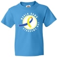 thumbnail image 3 of Inktastic World Down Syndrome Day with Yellow and Blue Ribbon Youth T-Shirt, 3 of 5