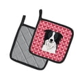 thumbnail image 2 of Caroline's Treasures Border Collie Hearts Pair of Pot Holders, 2 of 3